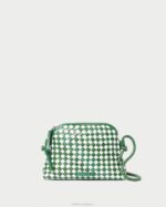 femmes Loeffler Randall émeraude brillant/blanc mini sac à bandoulière Marybeth Sacs 8HL8331