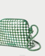femmes Loeffler Randall émeraude brillant/blanc mini sac à bandoulière Marybeth Sacs 8HL8331 - Image 4