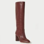 femmes Loeffler Randall Expresso botte haute dorée chaussures 8HL8285