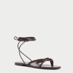 femmes Loeffler Randall Expresso sandale portefeuille lilla chaussures 8HL8132
