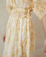 femmes Loeffler Randall floral de vigne ton sur ton jupe smockée sidney vêtements 8HL8246 - Image 2