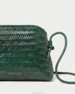 femmes Loeffler Randall forêt sac à bandoulière tissé Mallory Sacs 8HL8326 - Image 3