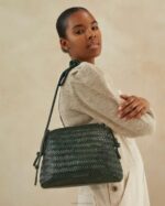 femmes Loeffler Randall forêt sac à bandoulière tissé Mallory Sacs 8HL8326 - Image 5