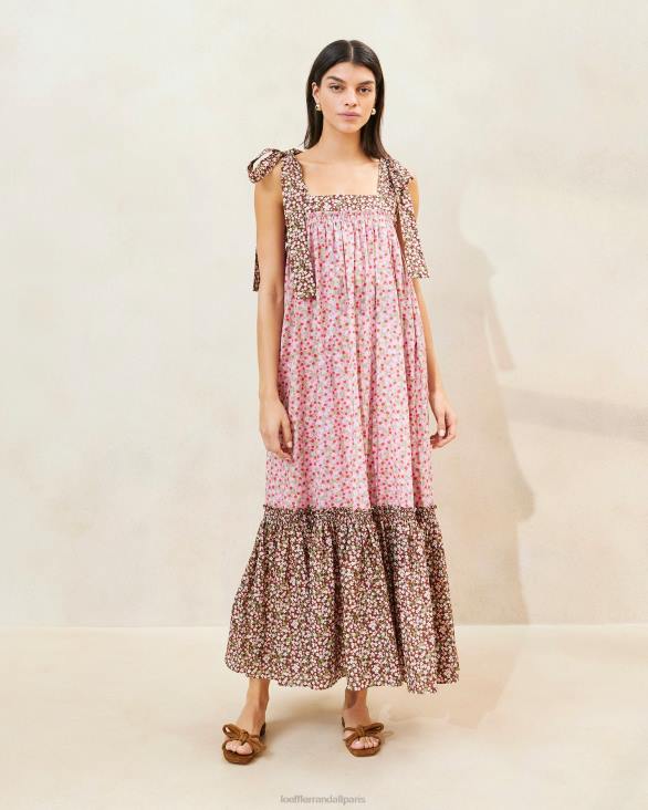 femmes_loeffler_randall_fraise_marron_fleuri_robe_shae_a_ourlet_volante_vetements_8hl8186.jpg femmes Loeffler Randall fraise/marron fleuri robe shae à ourlet volanté vêtements 8HL8186 - Image 1
