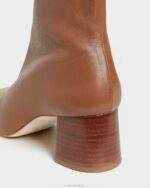 femmes Loeffler Randall gland bottine stretch à talon mi-haut alec chaussures 8HL8287 - Image 4
