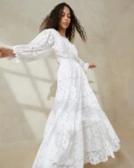 femmes Loeffler Randall Ivoire lilibet crème col carré haut vêtements 8HL8198 - Image 2