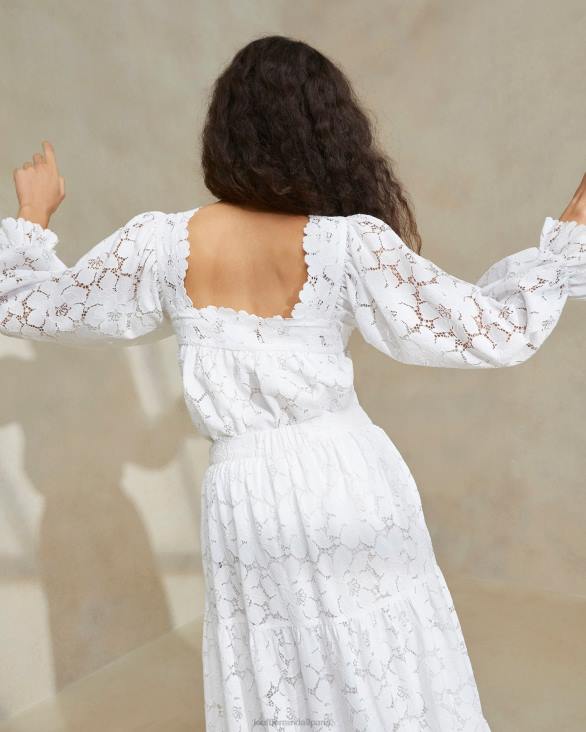 femmes Loeffler Randall Ivoire lilibet crème col carré haut vêtements 8HL8198 - Image 3