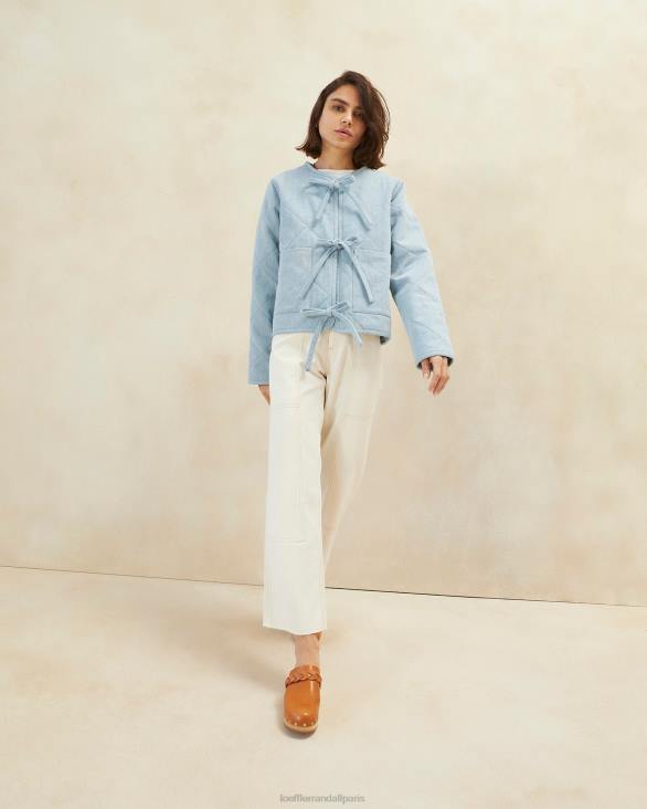 femmes Loeffler Randall jean léger veste de grange emmett vêtements 8HL8258 - Image 2