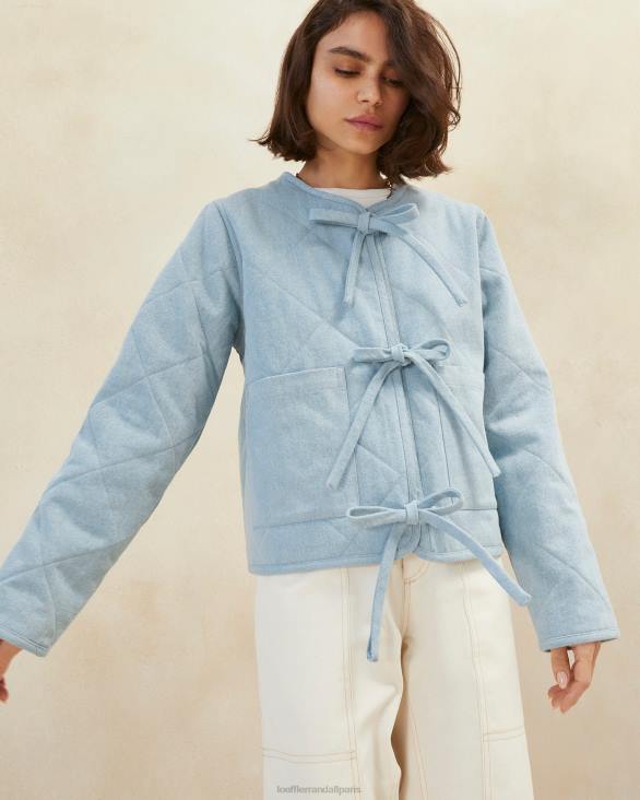 femmes Loeffler Randall jean léger veste de grange emmett vêtements 8HL8258 - Image 1