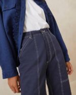 femmes Loeffler Randall marine pantalon de charpentier roy vêtements 8HL8221 - Image 3