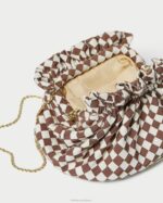 femmes Loeffler Randall marron/crème mini pochette Willa Sacs 8HL8383 - Image 3