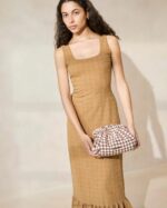 femmes Loeffler Randall marron/crème mini pochette Willa Sacs 8HL8383 - Image 5