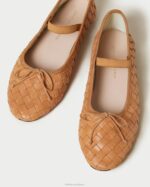 femmes Loeffler Randall Miel ballerines Léonie chaussures 8HL8298 - Image 3