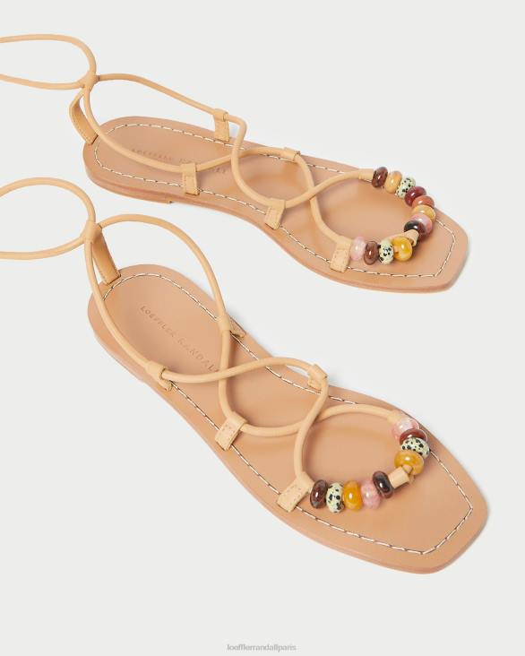 femmes Loeffler Randall Miel sandale à lacets avec nœud Colleen chaussures 8HL8135 - Image 4