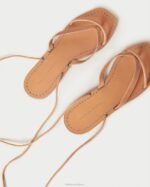 femmes Loeffler Randall Miel sandale portefeuille lilla chaussures 8HL8106 - Image 4