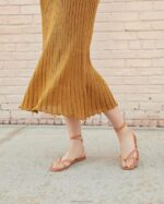 femmes Loeffler Randall Miel sandale portefeuille lilla chaussures 8HL8106 - Image 5
