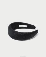 femmes Loeffler Randall moiré noir bandeau bellamy accessoires 8HL8148 - Image 2