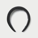 femmes Loeffler Randall moiré noir bandeau bellamy accessoires 8HL8148