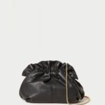 femmes Loeffler Randall nappa noir mini pochette Willa Sacs 8HL8336