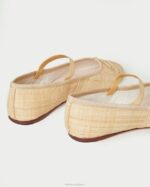 femmes Loeffler Randall naturel ballerines Léonie chaussures 8HL8302 - Image 4