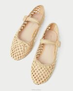 femmes Loeffler Randall naturel Chiara Mary Jane chaussures 8HL8304 - Image 3