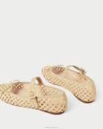 femmes Loeffler Randall naturel Chiara Mary Jane chaussures 8HL8304 - Image 4