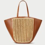 femmes Loeffler Randall naturel/marron/cognac cabas ailé Katia Sacs 8HL8321