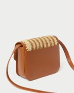 femmes Loeffler Randall naturel/marron/cognac sac à bandoulière au crochet Kenton Sacs 8HL8328 - Image 4
