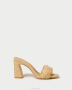 femmes Loeffler Randall naturel mule courbe tressée freya chaussures 8HL841 - Image 2