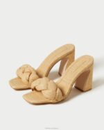 femmes Loeffler Randall naturel mule courbe tressée freya chaussures 8HL841 - Image 4