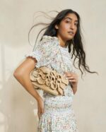 femmes Loeffler Randall naturel pochette à volants odette Sacs 8HL8375 - Image 5