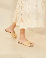 femmes Loeffler Randall naturel toboggan à arc Daphné chaussures 8HL8116 - Image 5
