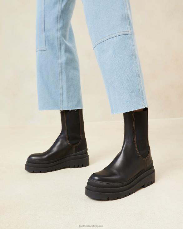 femmes Loeffler Randall noir botte à crampons épaisses Carlota chaussures 8HL8291 - Image 5