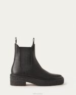 femmes Loeffler Randall noir botte à enfiler raquel chaussures 8HL8267 - Image 2
