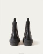 femmes Loeffler Randall noir botte à enfiler raquel chaussures 8HL8267 - Image 3