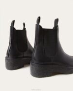 femmes Loeffler Randall noir botte à enfiler raquel chaussures 8HL8267 - Image 4