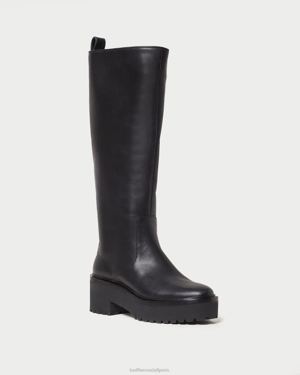 femmes Loeffler Randall noir botte haute à crampons Carlee chaussures 8HL8290 - Image 1