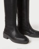 femmes Loeffler Randall noir botte haute Collins chaussures 8HL8281 - Image 3