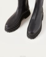 femmes Loeffler Randall noir botte plateforme toni chaussures 8HL8277 - Image 4