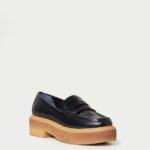 femmes Loeffler Randall noir mocassins à plateforme rikki chaussures 8HL8311