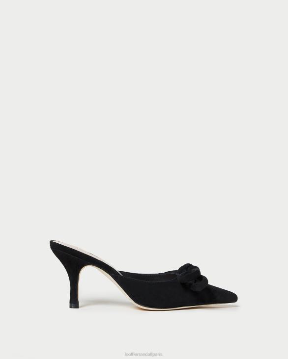 femmes Loeffler Randall noir mule chaton à nœud amyra chaussures 8HL857 - Image 2