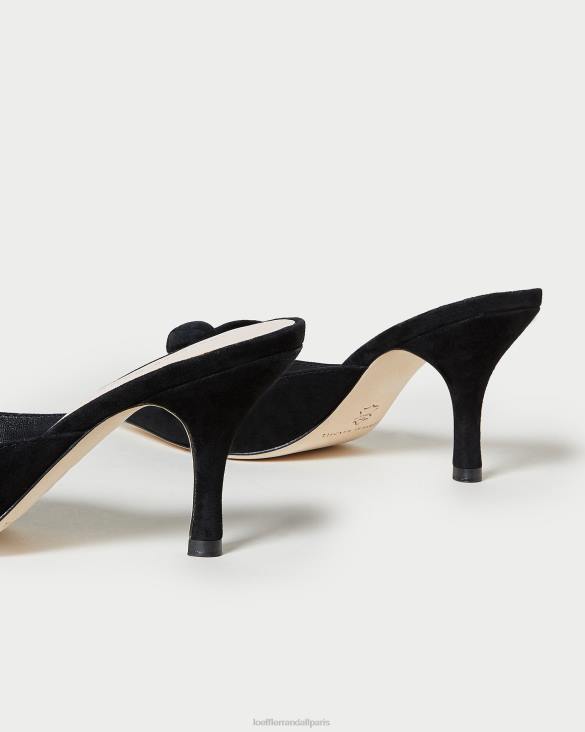 femmes Loeffler Randall noir mule chaton à nœud amyra chaussures 8HL857 - Image 4