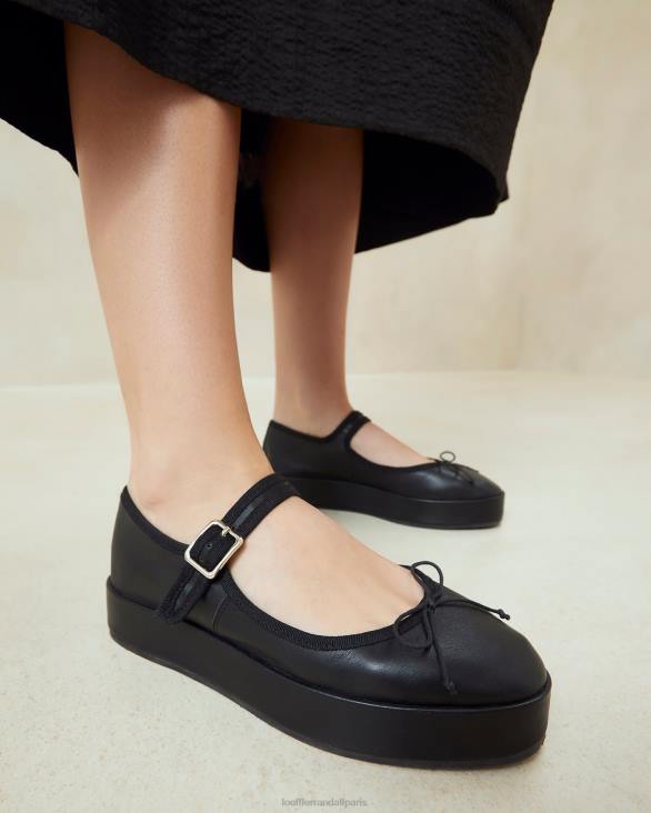 femmes Loeffler Randall noir plate-forme Leah Mary Jane chaussures 8HL8297 - Image 5