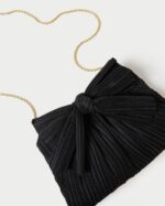 femmes Loeffler Randall noir pochette à nœud Rayne Sacs 8HL8350 - Image 3