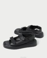 femmes Loeffler Randall noir sandale plateforme blaise chaussures 8HL8133 - Image 3
