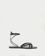 femmes Loeffler Randall noir sandale portefeuille lilla chaussures 8HL8114 - Image 2