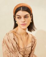 femmes Loeffler Randall noix de muscade bandeau moiré bellamy accessoires 8HL8153 - Image 3