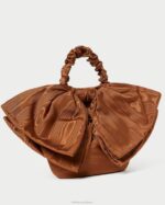 femmes Loeffler Randall noix de muscade pochette à petit nœud Sierra Sacs 8HL8382 - Image 2