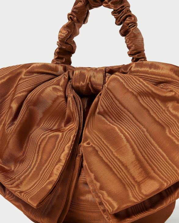femmes Loeffler Randall noix de muscade pochette à petit nœud Sierra Sacs 8HL8382 - Image 3