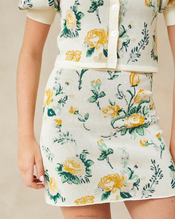 femmes Loeffler Randall nouvelle florale mini-jupe en jacquard Connie vêtements 8HL8245 - Image 2